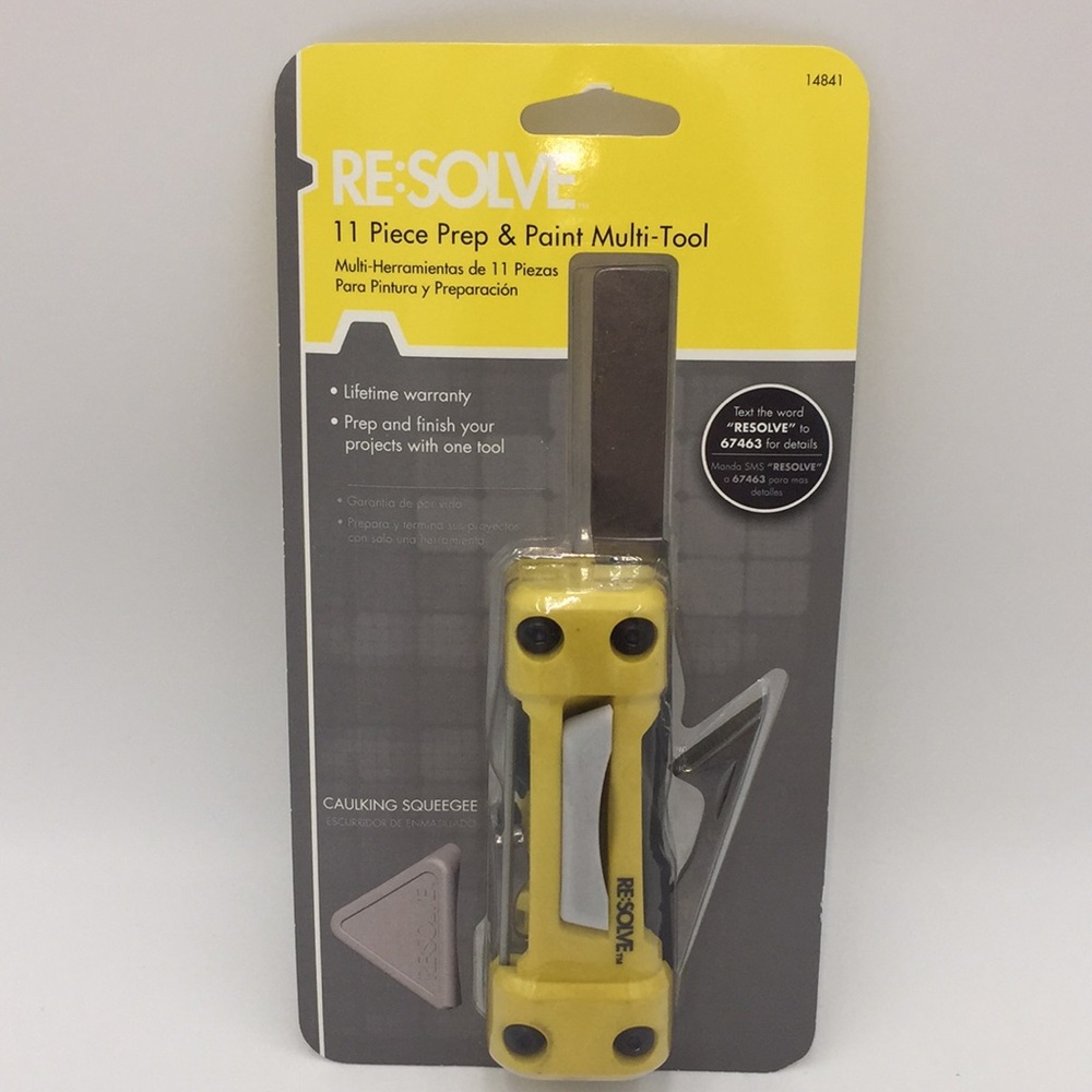 Re-Solve 11 Piece Prep & Paint Multi-Tool Compact Portable Pocket Tool